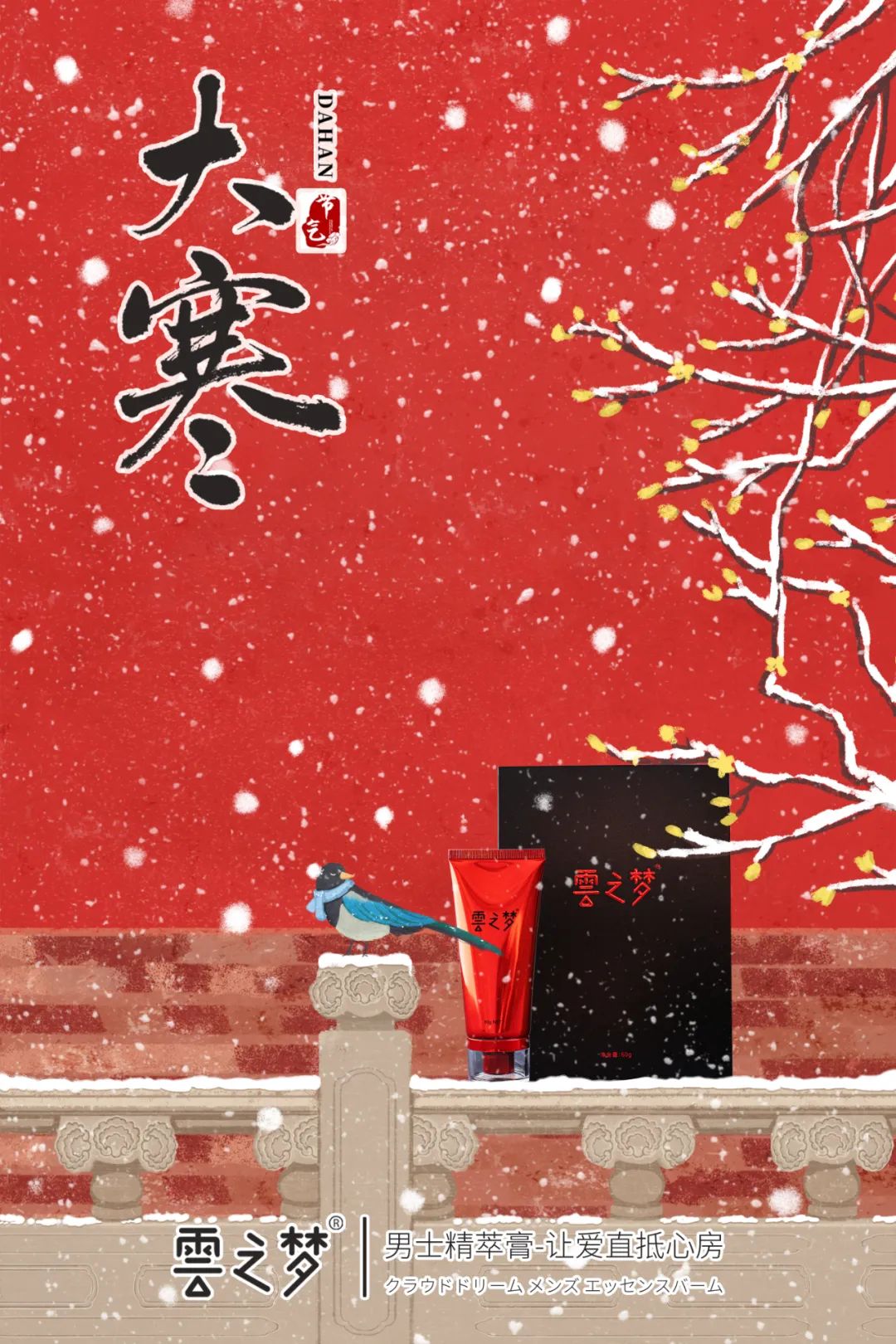 节气：大寒–愿雲之梦带给您最贴心的的温暖，消去冬日严寒